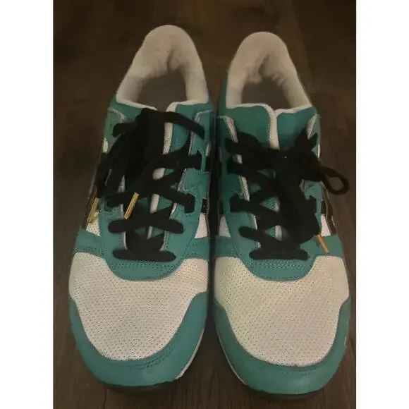 Asics Gel-Lyte III Teal/white/black/gold  Sz 9  Y2Kvibe Retro Dad - Picture 6 of 11